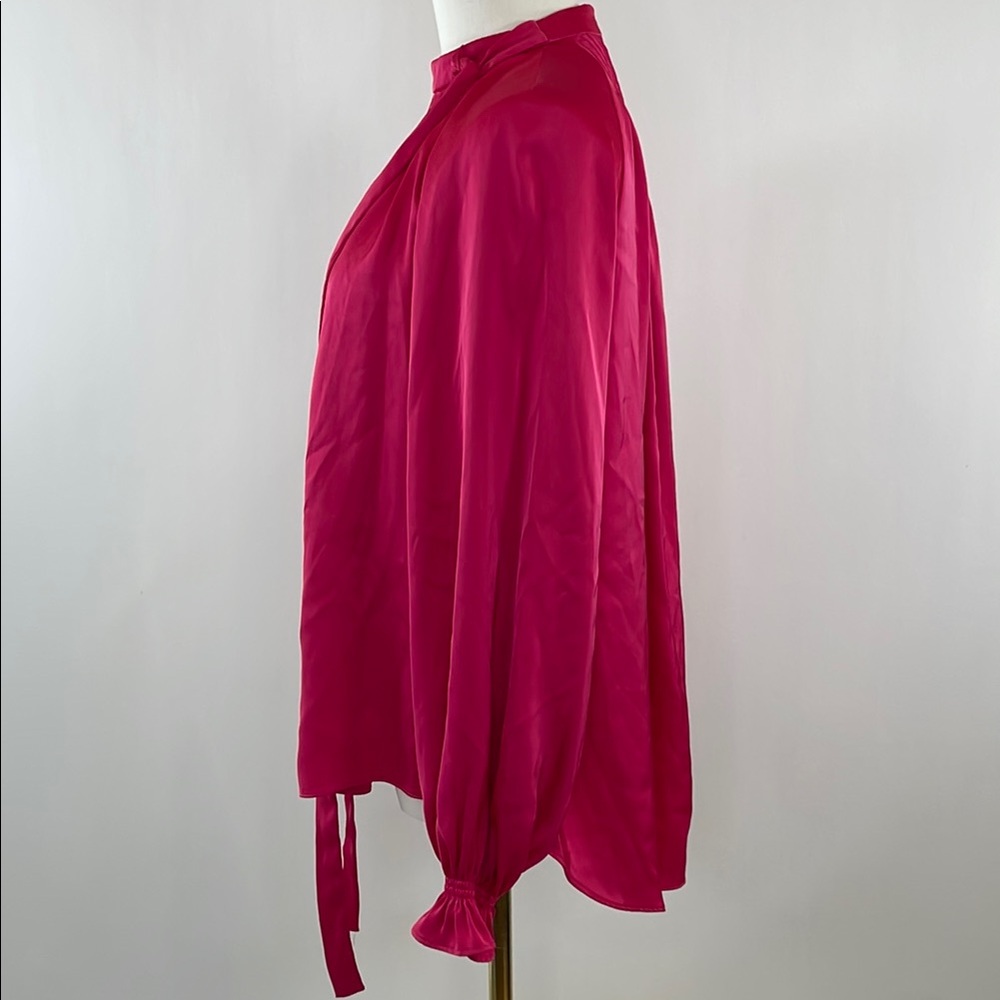 Adam Lippes x RTR Pink Bow Blouse, 4 - Picture 9 of 13